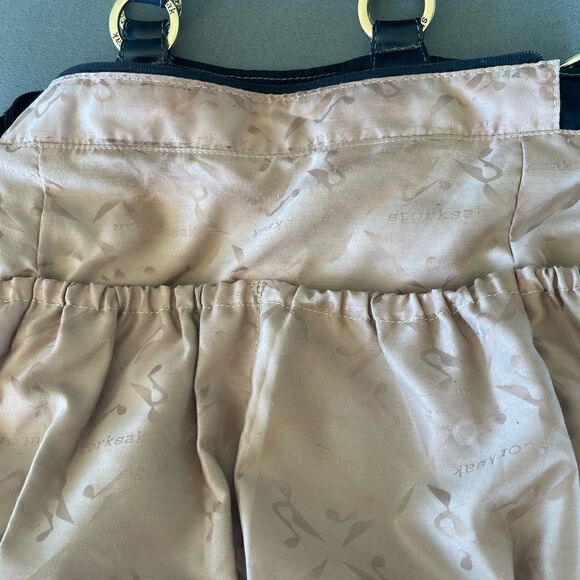 Storksak Olivia Black Nylon Diaper Bag - Picture 13 of 15